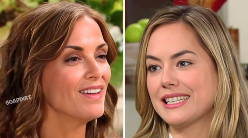 Bold and the Beautiful: Hope Logan (Annika Noelle) - Taylor Hayes (Rebecca Budig)
