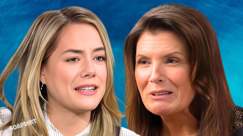  Bold and the Beautiful Spoilers: Hope Logan (Annika Noelle) - Sheila Carter (Kimberlin Brown)