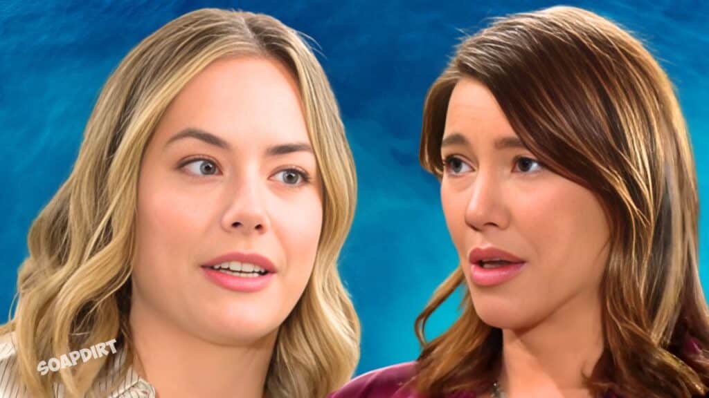 Bold and the Beautiful Spoilers: Hope Logan (Annika Noelle) - Steffy Forrester (Jacqueline MacInnes Wood) 