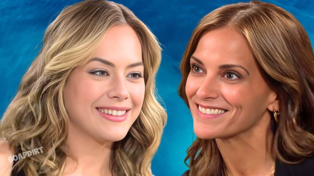 Bold and the Beautiful: Hope Logan (Annika Noelle) - Taylor Hayes (Rebecca Budig)