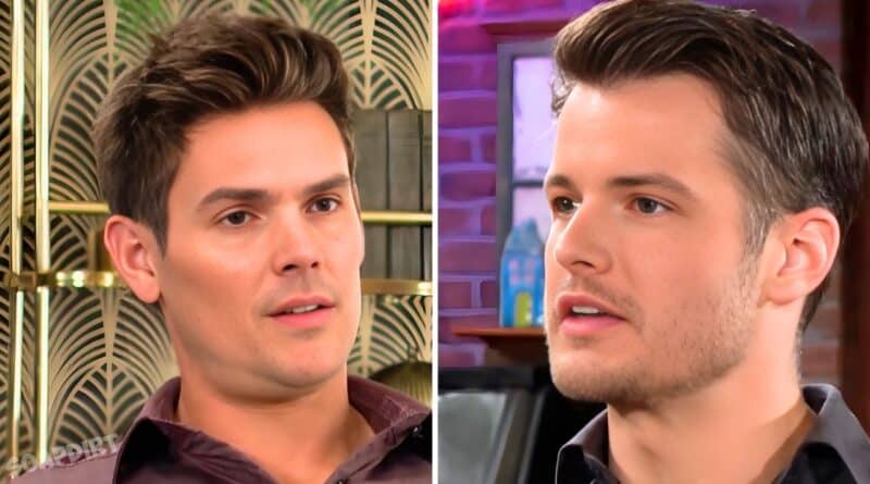Young and the Restless: Kyle Abbott (Michael Mealor) - Adam Newman (Mark Grossman)