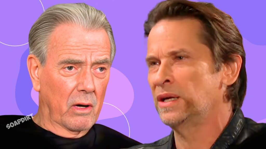 Small and medium robbers: Victor Newman (Eric Braeden) - Math Clark (Roger Howth)