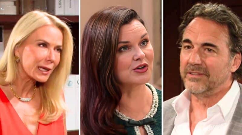 Bold and the Beautiful: Brooke Logan (Katherine Kelly Lang) - Ridge Forrester (Thorsten Kaye) - Katie Logan (Heather Tom)