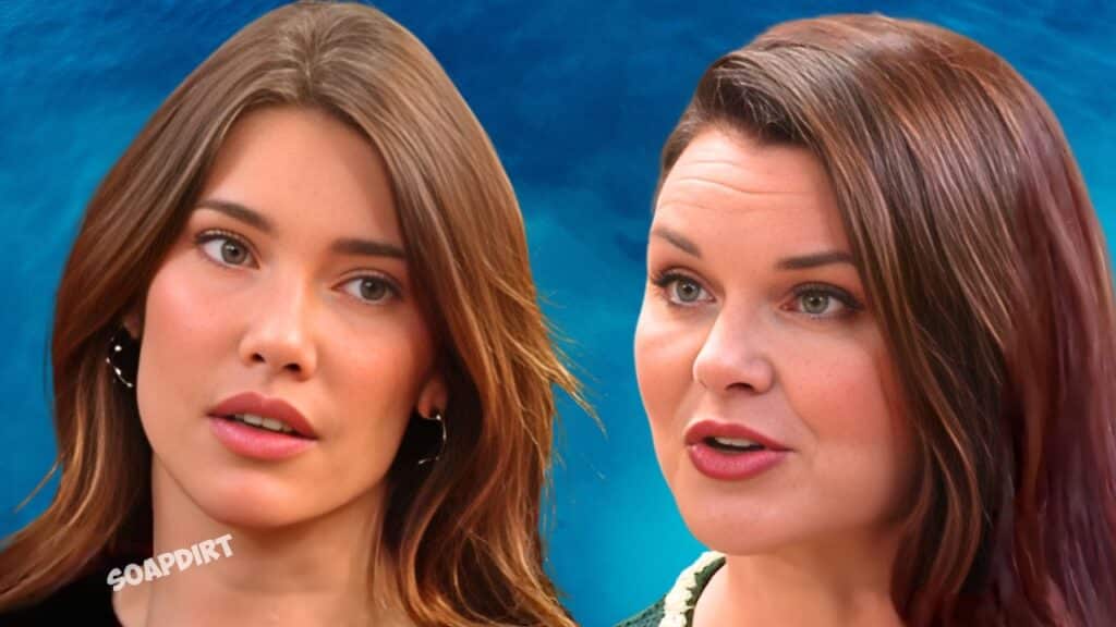 The Bold and the Beautiful Spoilers: Steffy Forrester (Jacqueline MacInnes Wood) – Katie Logan (Heather Tom)