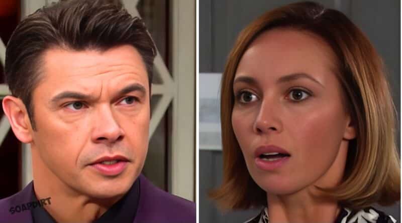 Days of Our Lives: Gwen Rizczech (Emily O'Brien) - Xander Cook (Paul Telfer)