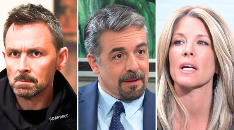 General Hospital: Valentin Cassadine (James Patrick Stuart) - Carly Corinthos Spencer (Laura Wright) - Jack Brennan (Chris McKenna)