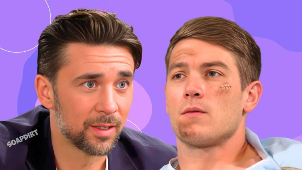 Young and the Restless: Damian Kane (Jermaine Rivers) - Noah Newman (Rory Gibson)