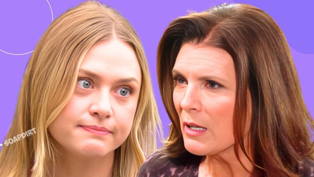 Young and the Restless: Claire Grace Newman (Hayley Erin) - Sheila Carter (Kimberlin Brown)