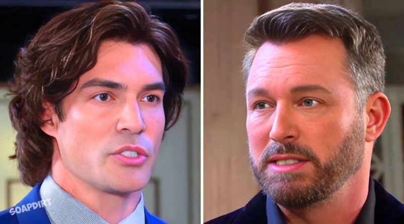 Days of our Lives Spoilers: Brady Black (Eric Martsolf) - Dimitri von Leuschner DiMera (Peter Porte)