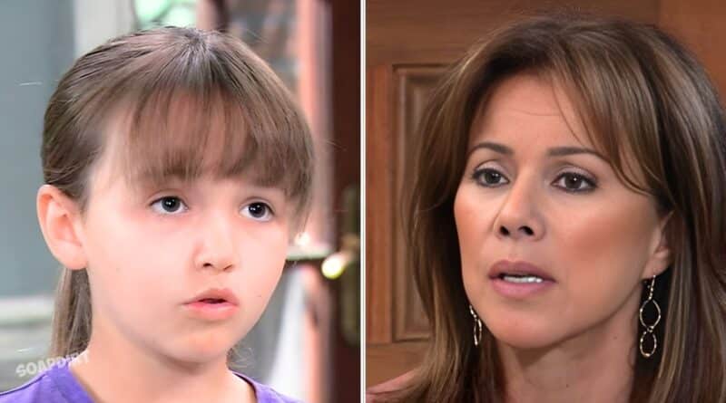 General Hospital: Alexis Davis (Nancy Lee Grahn) - Scout Cain (Cosette Abinante)