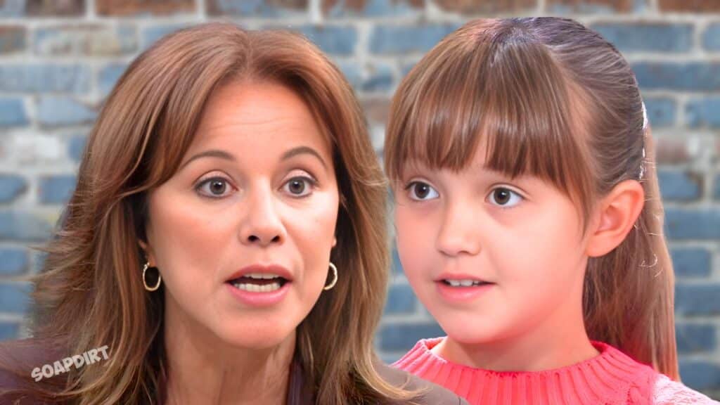 General Hospital: Alexis Davis (Nancy Lee Grahn) - Scout Cain (Cosette Abinante)