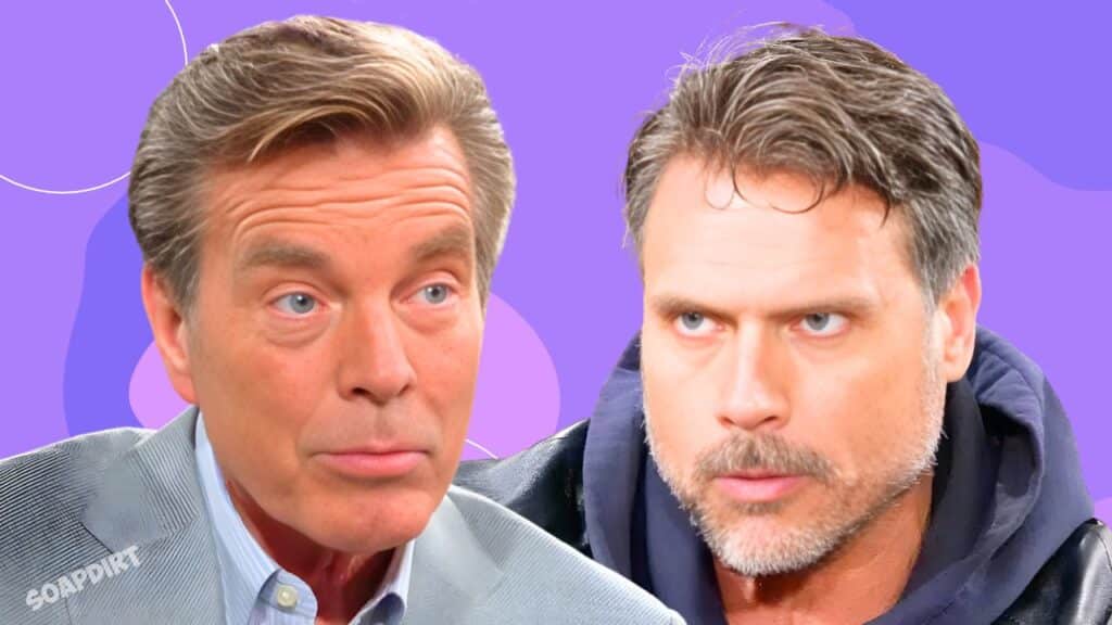 Young and the Restless: Nick Newman (Joshua Morrow) - Jack Abbott (Peter Bergman) 