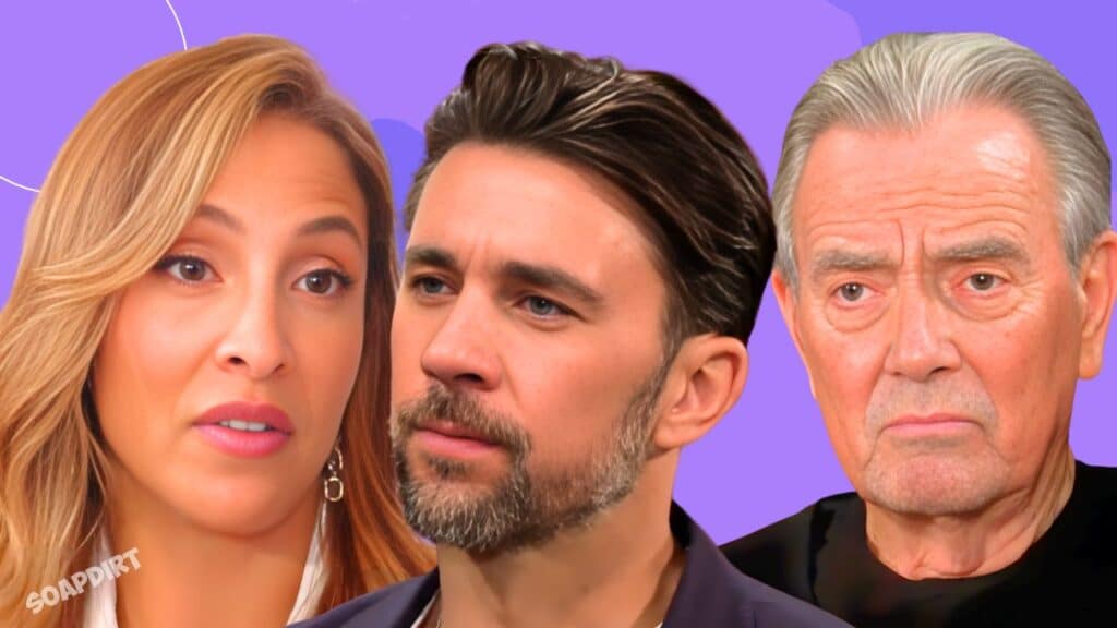 Young and the Restless: Lily Winters (Christel Khalil) - Cane Ashby (Billy Flynn) - Victor Newman (Eric Braeden) 