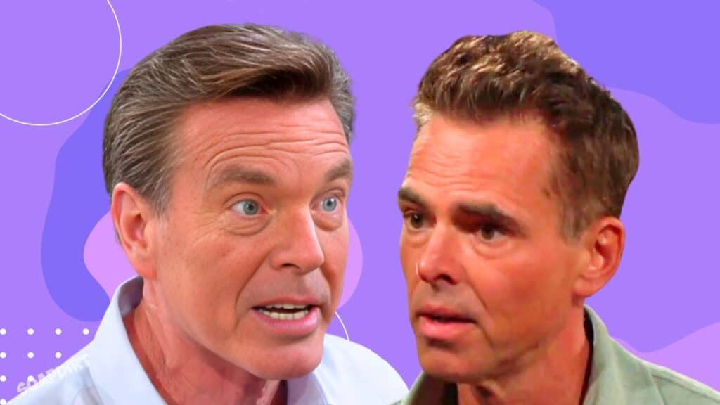 The Young and the Restless: Jack Abbott (Peter Bergman) - Billy Abbott (Jason Thompson) 