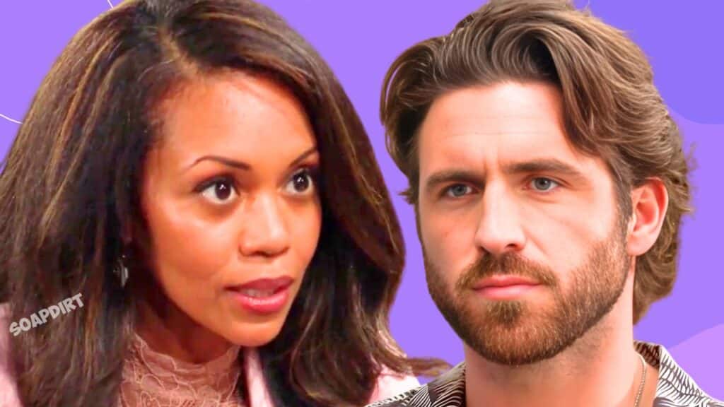 The Young and the Restless: Amanda Sinclair (Mishael Morgan) - Chance Chancellor (Conner Floyd)