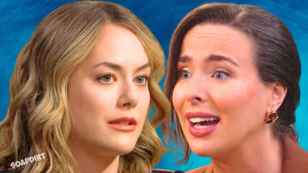 Bold and the Beautiful Spoilers: Hope Logan (Annika Noelle) - Ivy Forrester (Ashleigh Brewer)