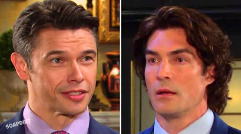 Days of Our Lives Spoilers: Dimitri von Leuschner DiMera (Peter Porte) - Xander Cook Kiriakis (Paul Telfer)
