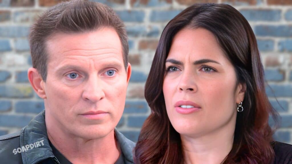 General Hospital: Jason Morgan (Steve Burton) - Britt Westbourne (Kelly Thiebaud)