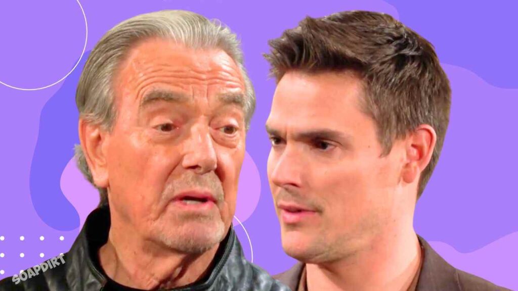 Young and the Restless: Victor Newman (Eric Braeden) - Adam Newman (Mark Grossman) 