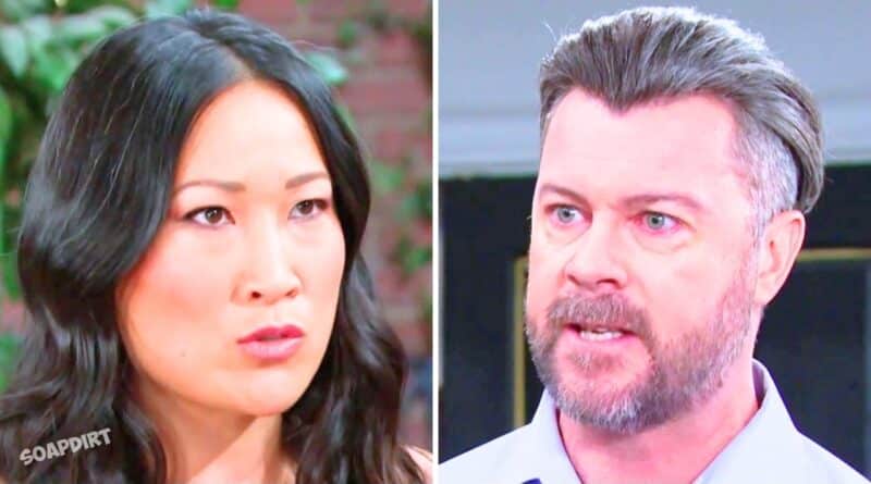 Days of Our Lives Spoilers: EJ DiMera (Dan Feuerriegel) - Melinda Trask (Tina Huang)