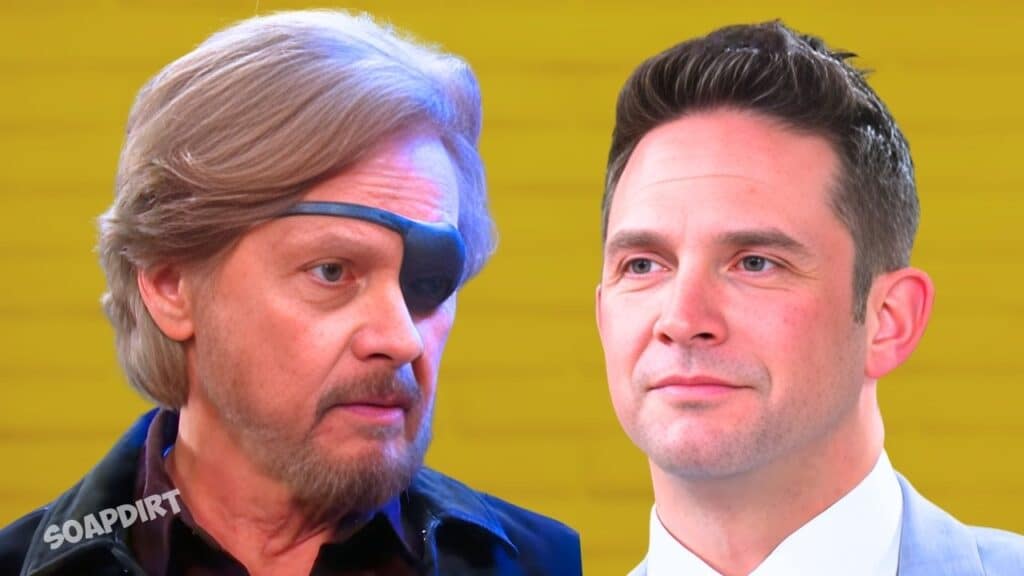 Days of Our Lives Spoilers: Steve Johnson (Stephen Nichols) - Stefan DiMera (Brandon Barash)
