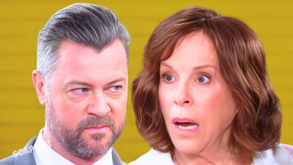 Days of Our Lives: EJ DiMera (Dan Feuerriegel) - Vivian Alamain (Louise Sorel)