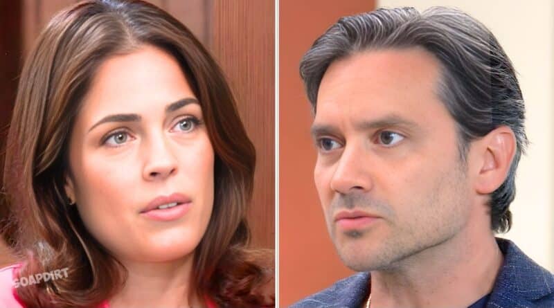 General Hospital: Dante Falconeri (Dominic Zamprogna) - Britt Westbourne (Kelly Thiebaud)