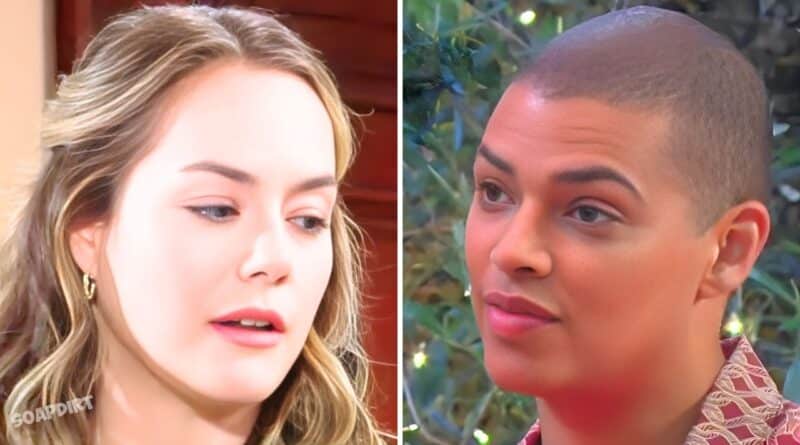 Bold and the Beautiful: Hope Logan (Annika Noelle) - Zende Forrester (Delon de Metz)