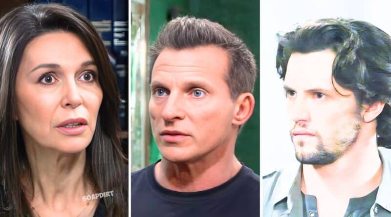 General Hospital: Anna Devane (Finola Hughes) - Jason Morgan (Steve Burton) - Ethan Lovett (Nathan Dean Parsons)