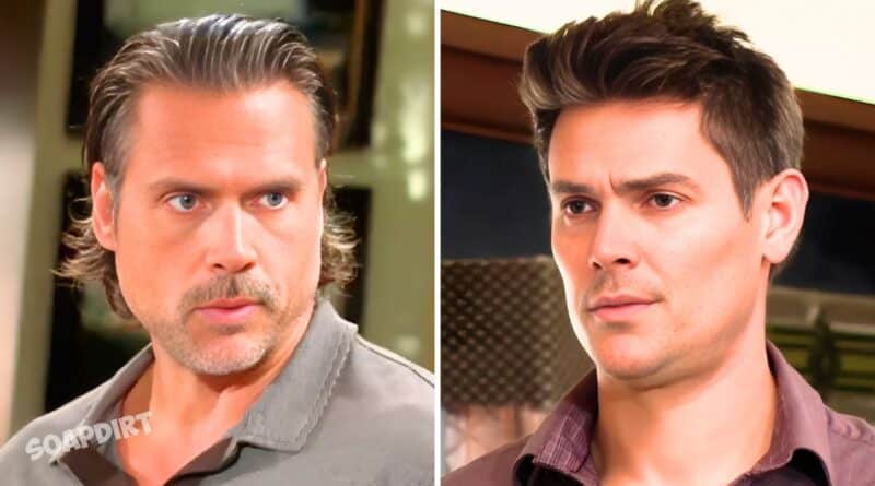Young and the Restless: Nick Newman (Joshua Morrow) - Adam Newman (Mark Grossman)