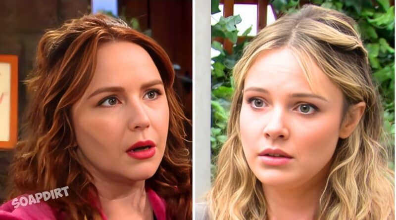 Young and the Restless: Tessa Porter (Cait Fairbanks) - Mariah Copeland (Camryn Grimes)