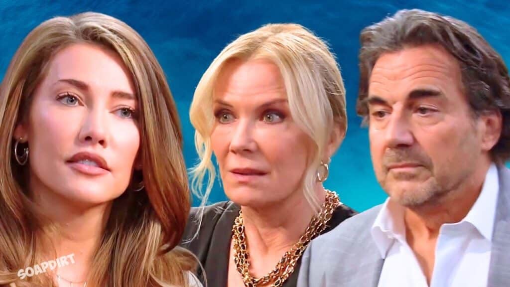 Bold and the Beautiful: Steffy Forrester (Jacqueline MacInnes Wood) - Brooke Logan (Katherine Kelly Lang) - Ridge Forrester (Thorsten Kaye)