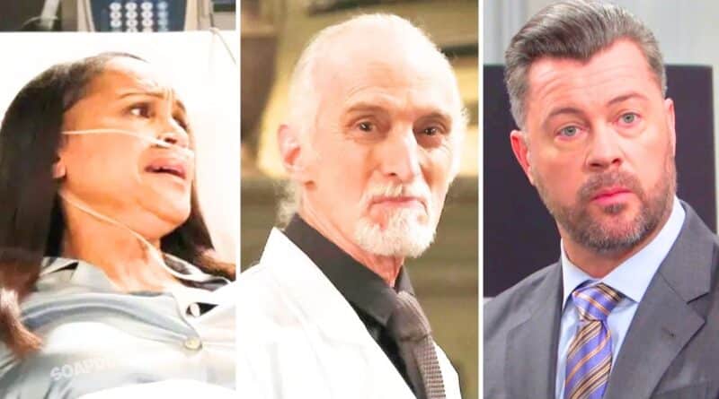 Days of Our Lives: EJ DiMera (Dan Feuerriegel) - Dr. Wilhelm Rolf (Richard Wharton) - Lexie Carver (Renée Jones)