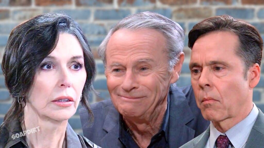 General Hospital: Robert Scorpio (Tristan Rogers) - Anna Devane (Finola Hughes) - Ross Cullum (Andrew Hawkes)