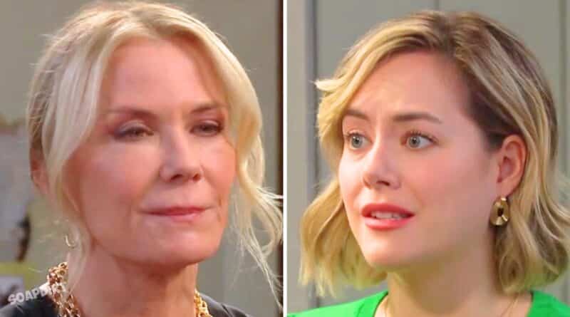 Bold and the Beautiful: Hope Logan (Annika Noelle) - Brooke Logan (Katherine Kelly Lang)