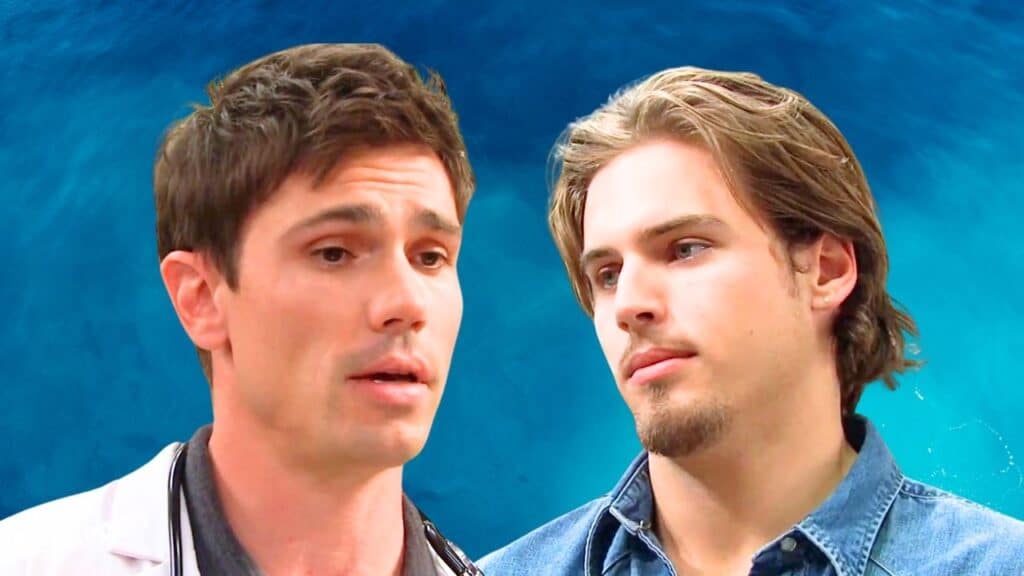 Bold and the Beautiful Spoiler: Finn Finnegan (Tanner Novlan) - Will Spencer (Crew Morrow) 