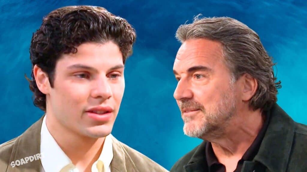 The Bold and the Beautiful: R.J. Forrester (Brayan Nicoletti) - Ridge Forrester (Thorsten Kaye)