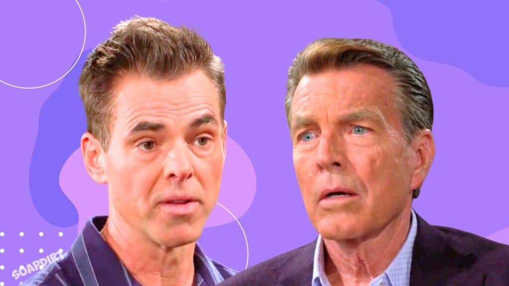  Young and the Restless: Billy Abbott (Jason Thompson) - Jack Abbott (Peter Bergman)