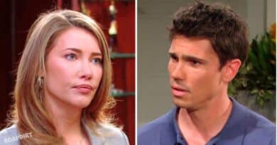 The Bold and the Beautiful Spoilers: Finn Finnegan (Tanner Novlan) - Steffy Forrester (Jacqueline MacInnes Wood)