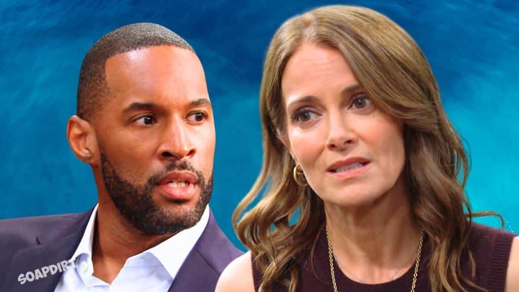The Bold and the Beautiful Spoilers: Carter Walton (Lawrence Saint-Victor) - Taylor Hayes (Rebecca Budig)