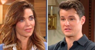 The Young and the Restless: Kyle Abbott (Michael Mealor) - Victoria Newman (Amelia Heinle)