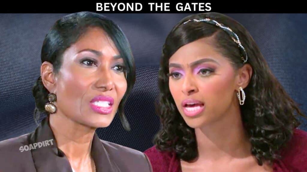 Beyond the Gates Spoilers: Dana 'Leslie' Thomas (Trisha Mann-Grant) - Kat Richardson (Colby Muhammad)