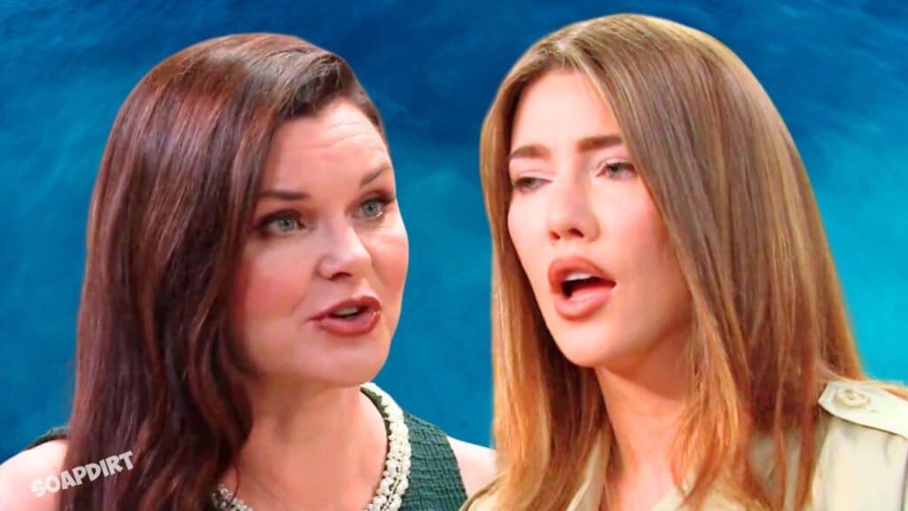The Bold and the Beautiful Spoilers: Katie Logan (Heather Tom)- Steffy Forrester (Jacqueline MacInnes Wood) 