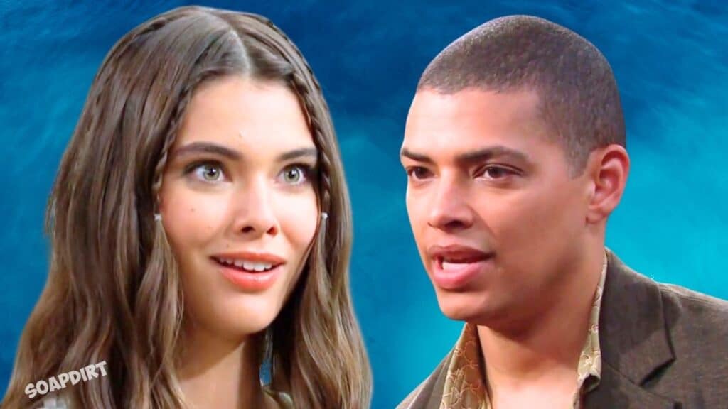 The Bold and the Beautiful Spoilers: Electra Forrester (Laneya Grace) - Zende Forrester (Delon de Metz) delivers a big old shock.