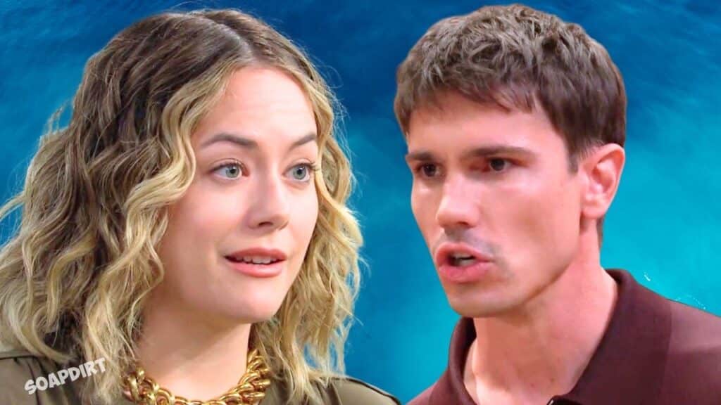 The Bold and the Beautiful Spoilers: Hope Logan (Annika Noelle) - John "Finn" Finnegan (Tanner Novlan)
