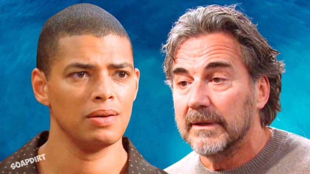 The Bold and the Beautiful: Zende Forrester (Delon de Metz) - Ridge Forrester (Thorsten Kaye)