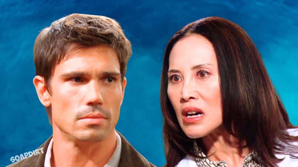 The Bold and the Beautiful Spoilers: John "Finn" Finnegan (Tanner Novlan) - Li Finnegan (Naomi Matsuda)