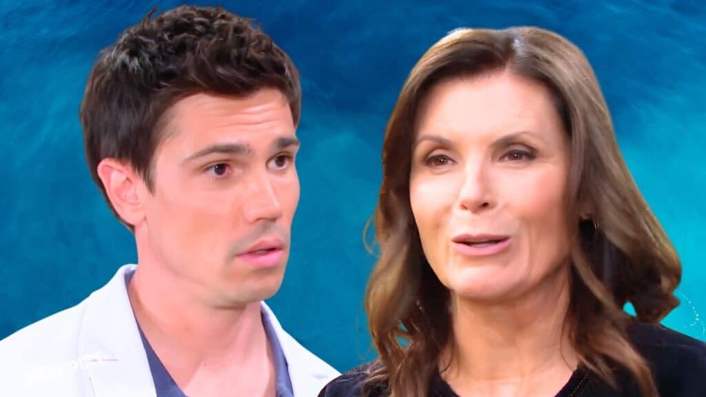 The Bold and the Beautiful: John "Finn" Finnegan (Tanner Novlan) - Sheila Carter (Kimberlin Brown) 