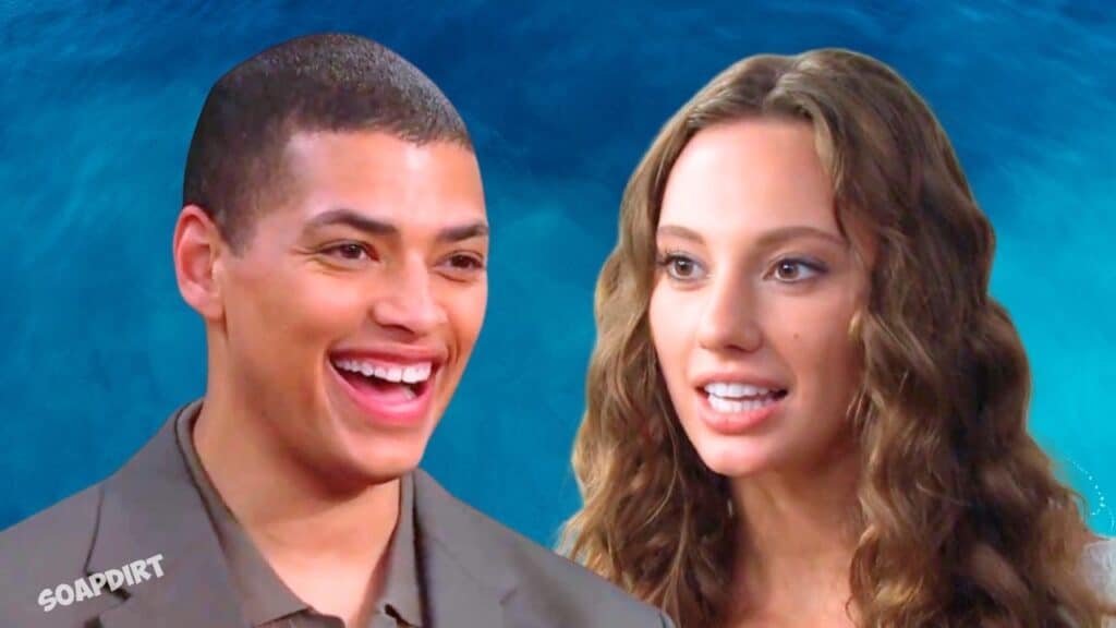 The Bold and the Beautiful: Zende Forrester (Delon de Metz) - Melissa Dylan (Sydney Bullock)