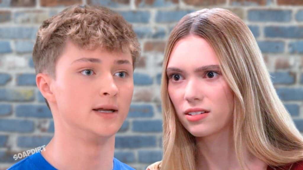 General Hospital: Danny Morgan (Asher Jared Antonyzyn) - Charlotte Cassadine (Bluesy Burke)